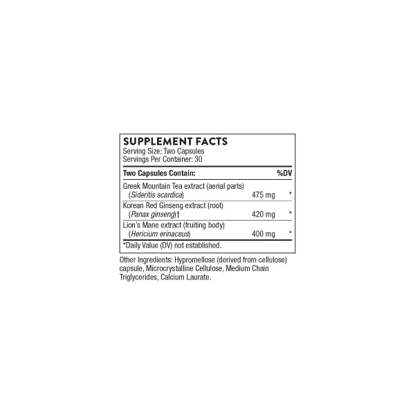 Ginseng Plus (Lion’s Mane and Greek Tea Extract)